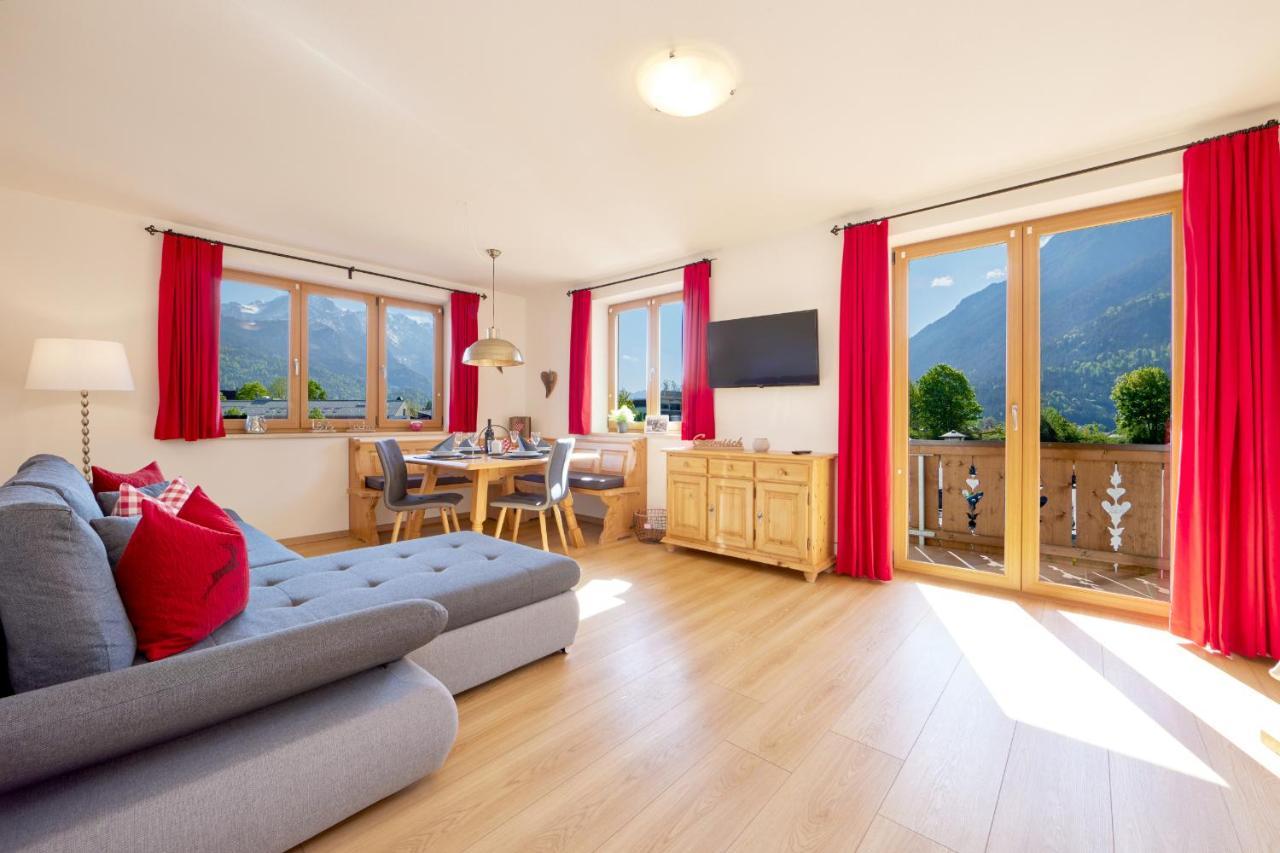 Ferienwohnung Wetterstein Garmisch-Partenkirchen Dış mekan fotoğraf