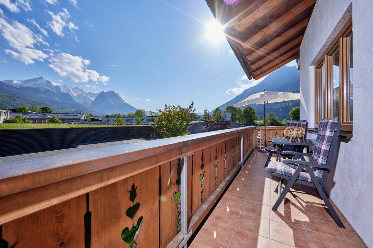 Ferienwohnung Wetterstein Garmisch-Partenkirchen Dış mekan fotoğraf