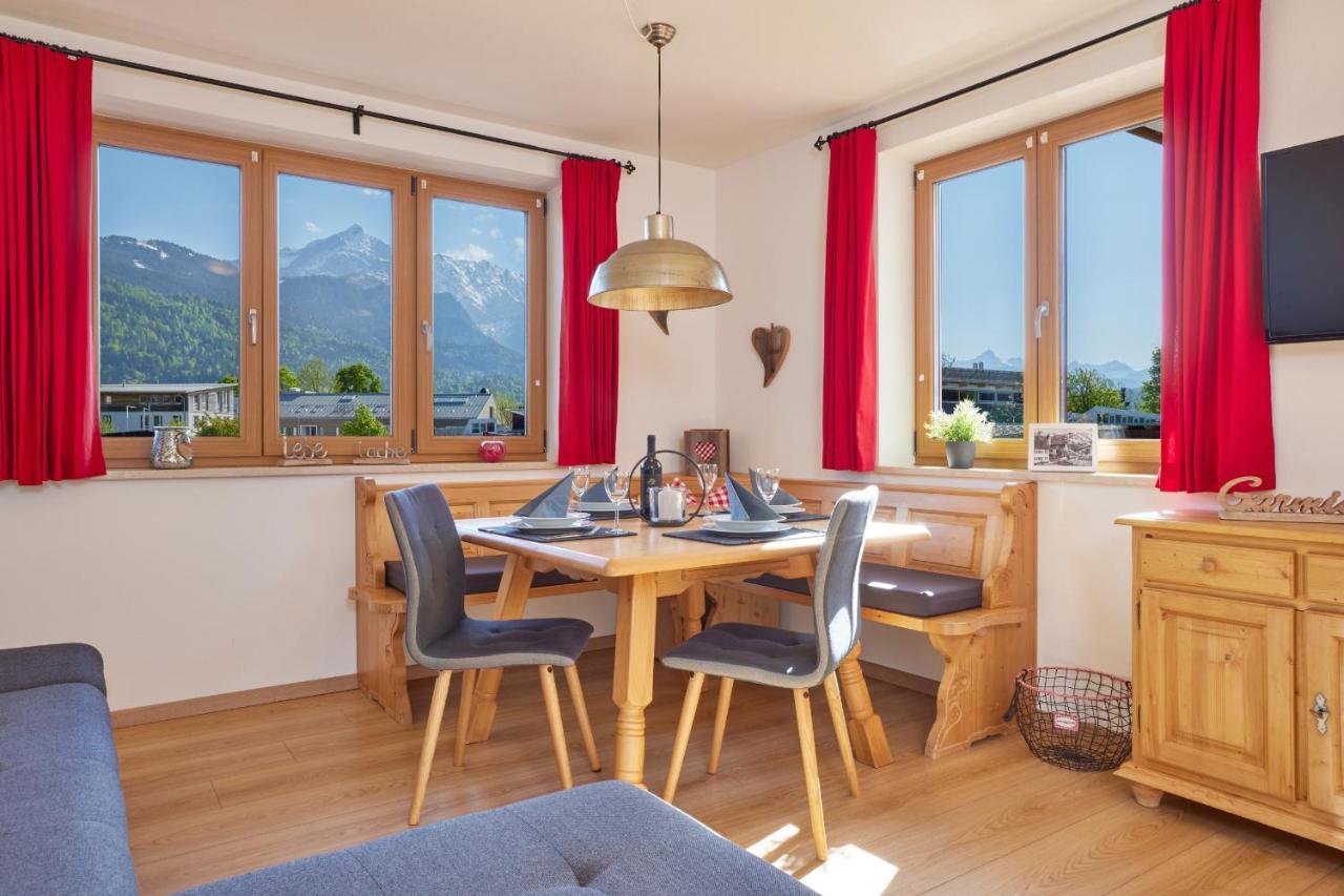 Ferienwohnung Wetterstein Garmisch-Partenkirchen Dış mekan fotoğraf